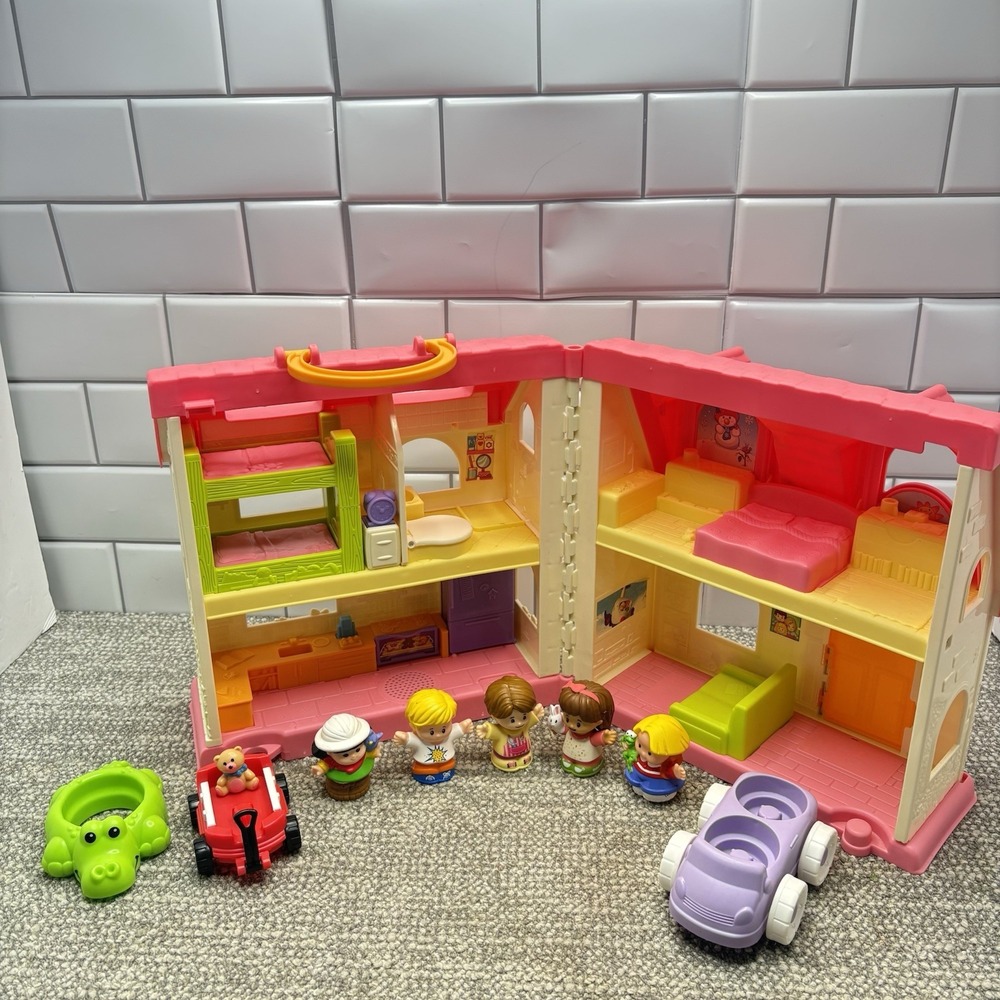 Fisher Price Little People Surprise And Sounds House Interactive Playset W Extra